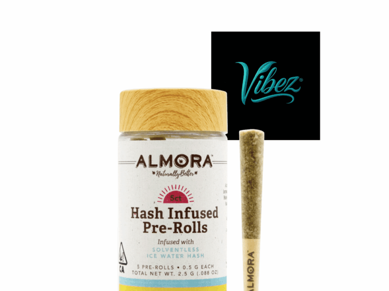 Almora Hash-Infused PreRolls - 5 Pack (2.5g) - Vibez