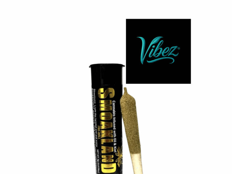 Smoakland Preroll (Hash Infused) - Vibez